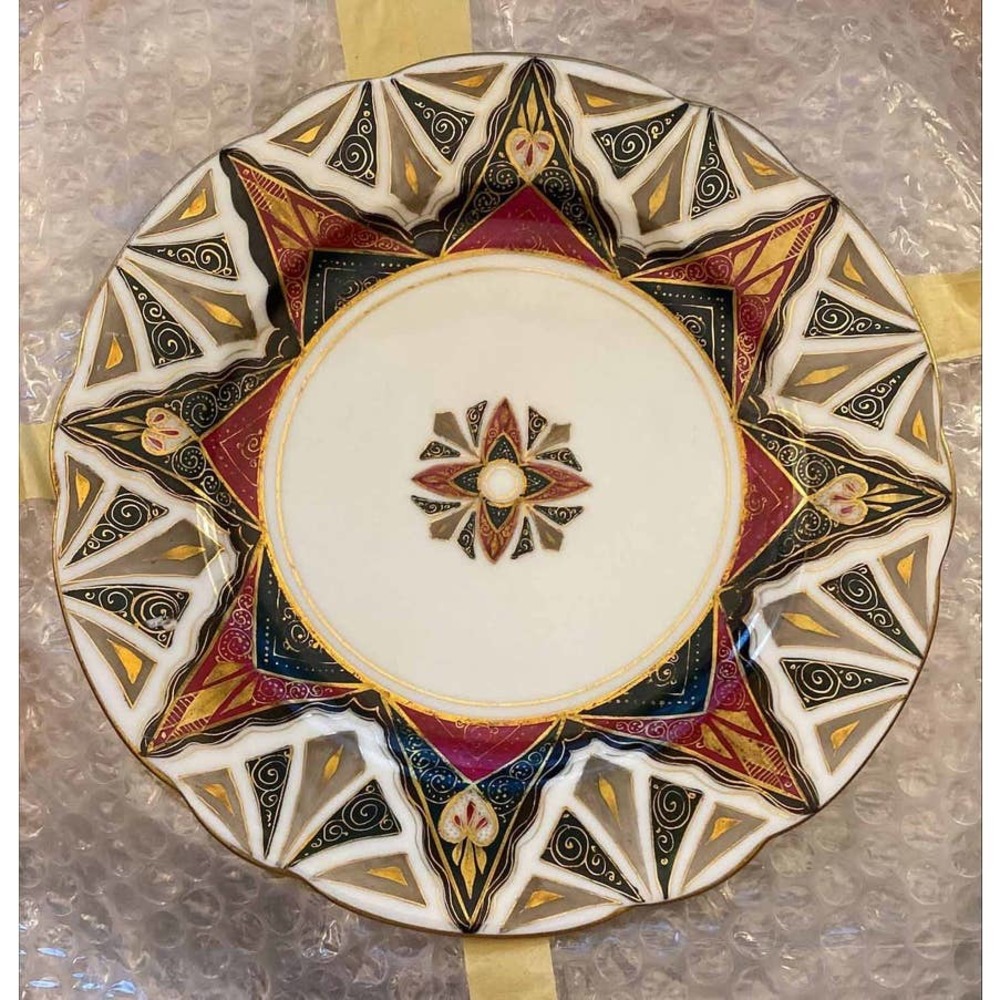 Austrian Alhembra Porcelain Plates with Moorish designs